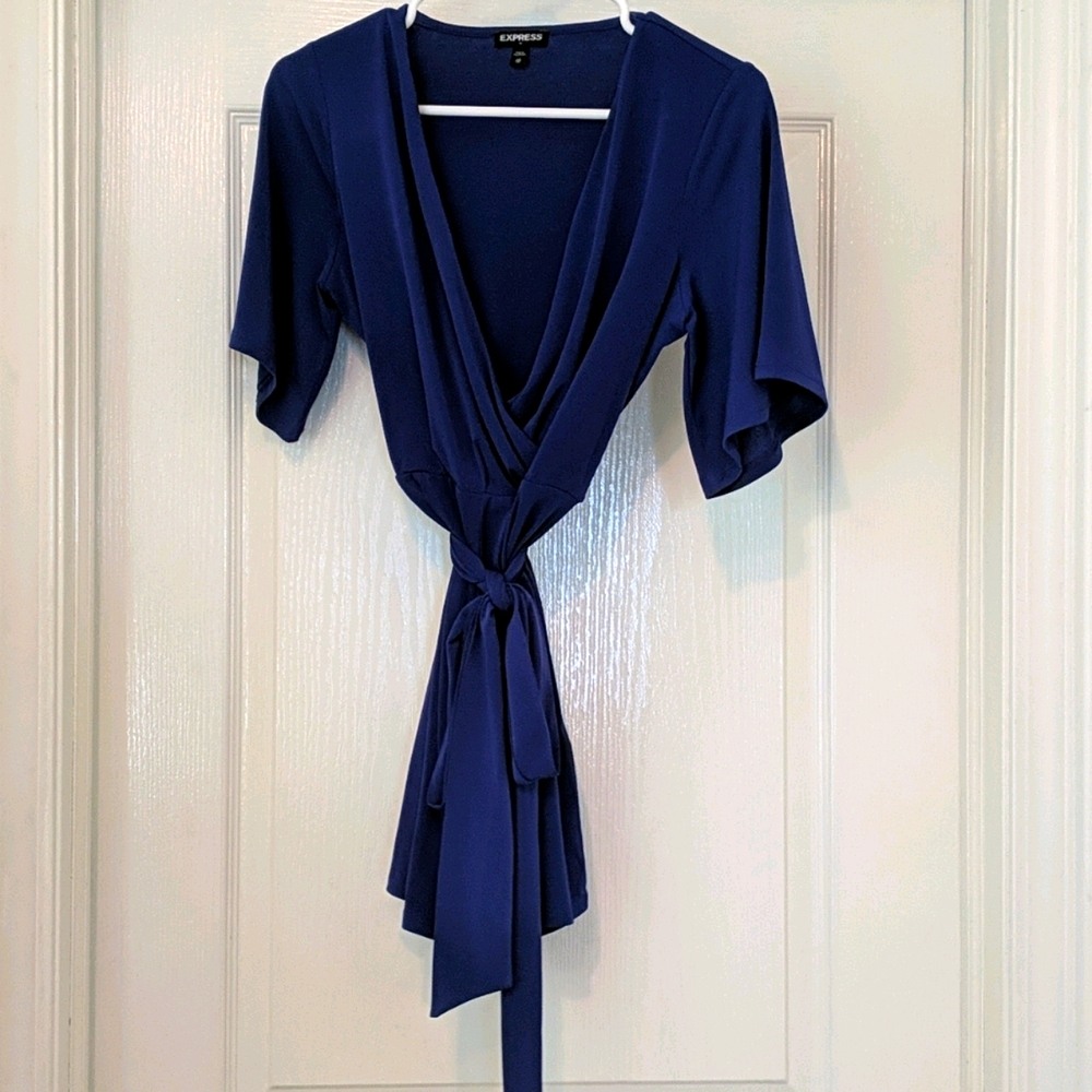 Navy Blue Express Romper